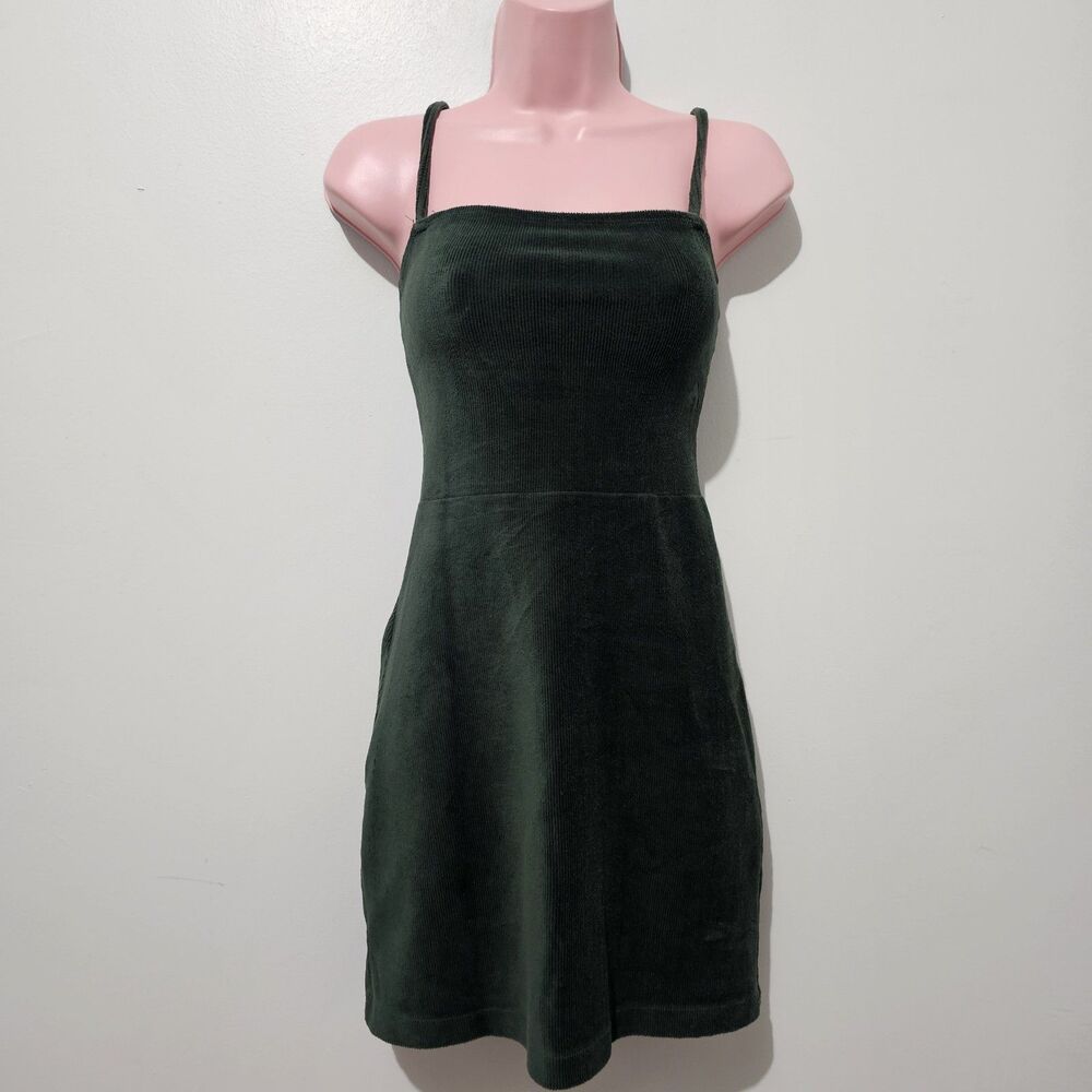 Forever 21 - Dress Bodycon Mini Tank- Size M - Emerald Green - Cotton Blend